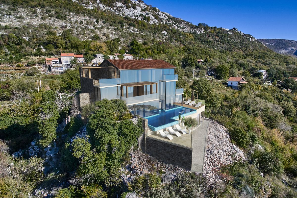 Boutique Hotel, exterior 3D visualization, Petrovac, Montenegro (3 of 3)
