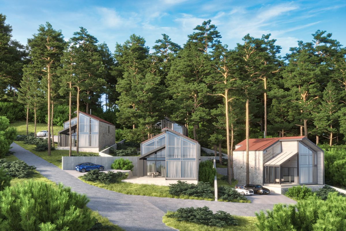 Club Village, 3D visualization
