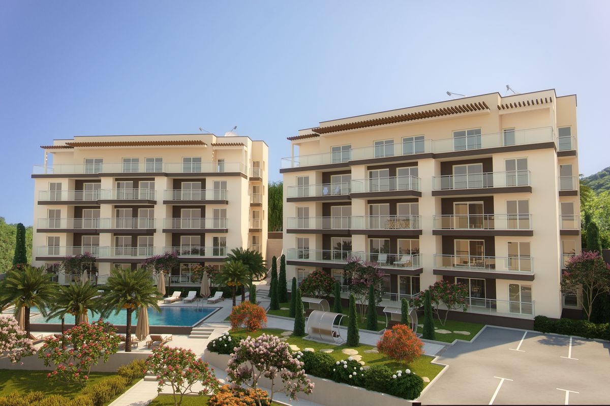 Residential Complex, exterior 3D visualization, Seoce, Montenegro (2 of 14)