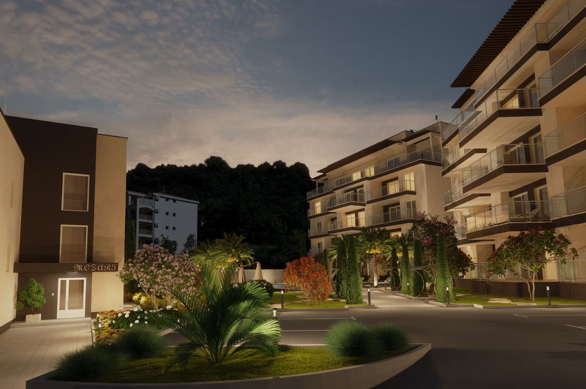 Residential Complex, exterior 3D visualization, Seoce, Montenegro (7 of 14)