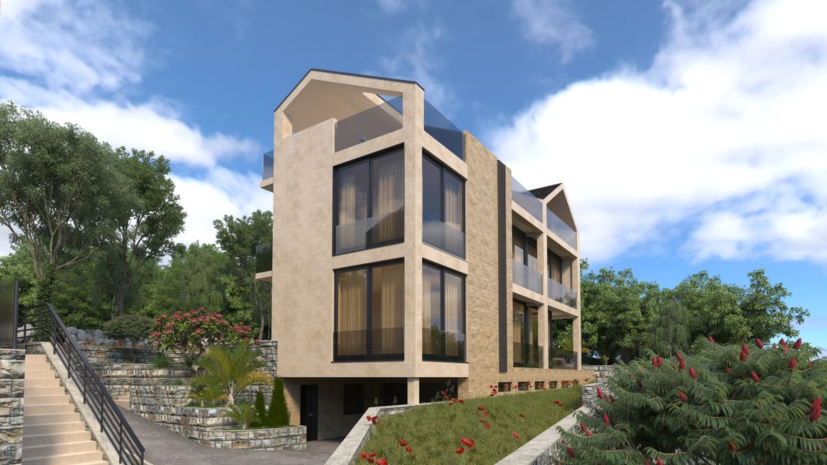 Villa and guest house “Ivetta”, 3D visualization