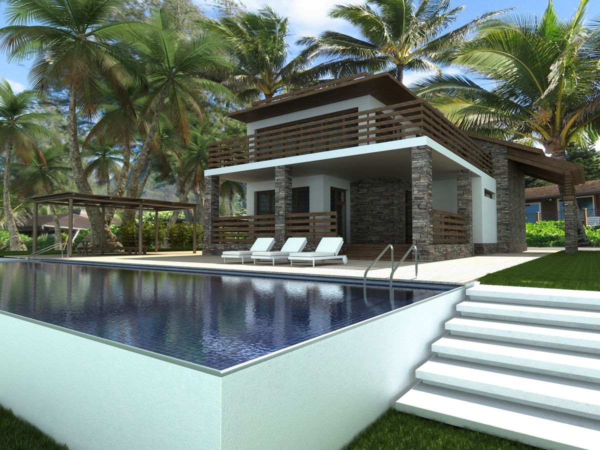 Villa “Captain”, 3D visualization