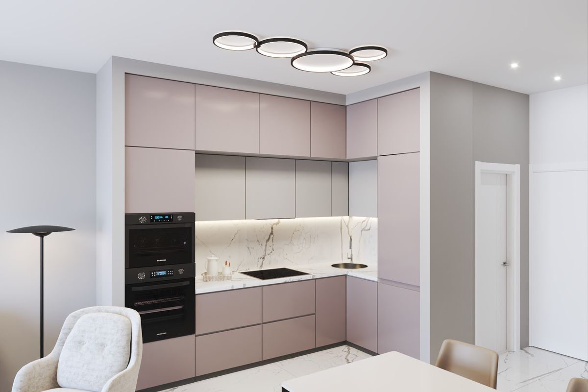 Apartment #56 Emerald Residence, interior 3D visualization, Bar, Montenegro (3 of 21)
