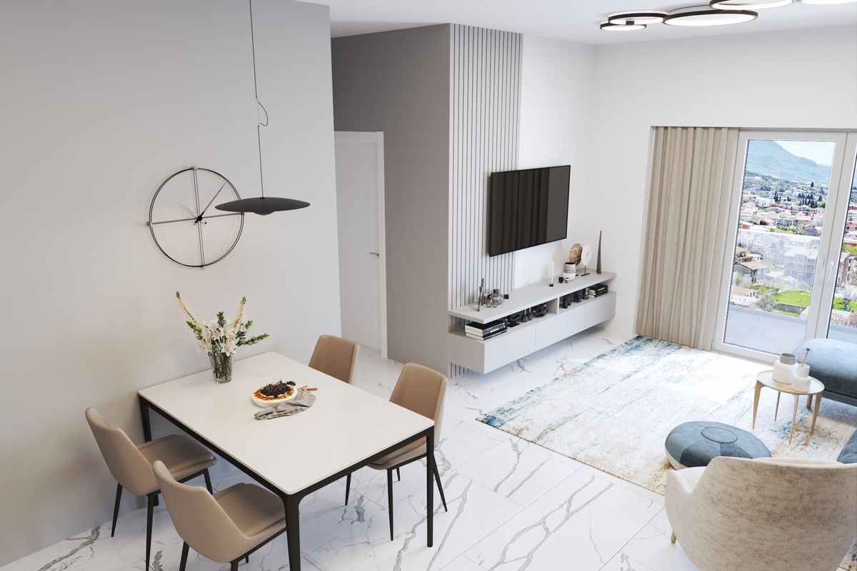Apartment #56 Emerald Residence, interior 3D visualization, Bar, Montenegro (10 of 21)