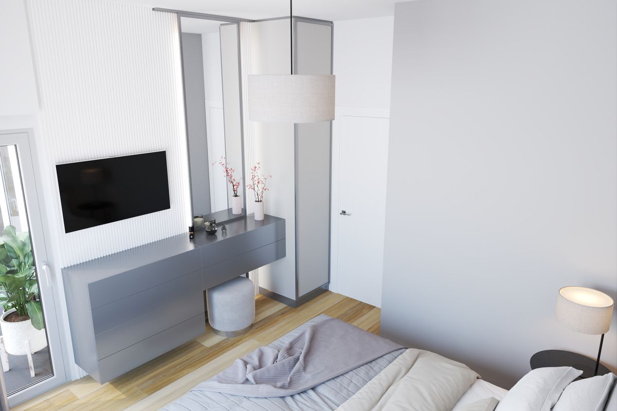 Apartment #56 Emerald Residence, interior 3D visualization, Bar, Montenegro (15 of 21)