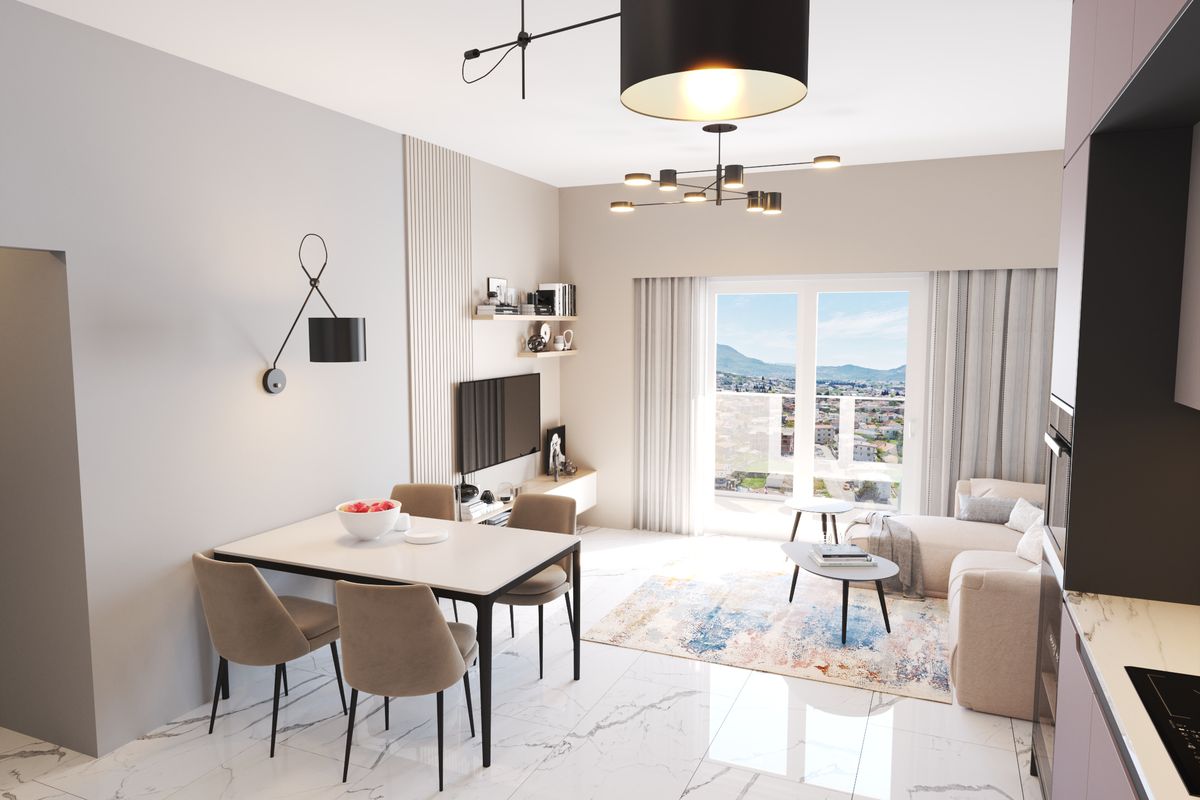 Apartment #57 Emerald Residence, interior 3D visualization, Bar, Montenegro (5 of 14)