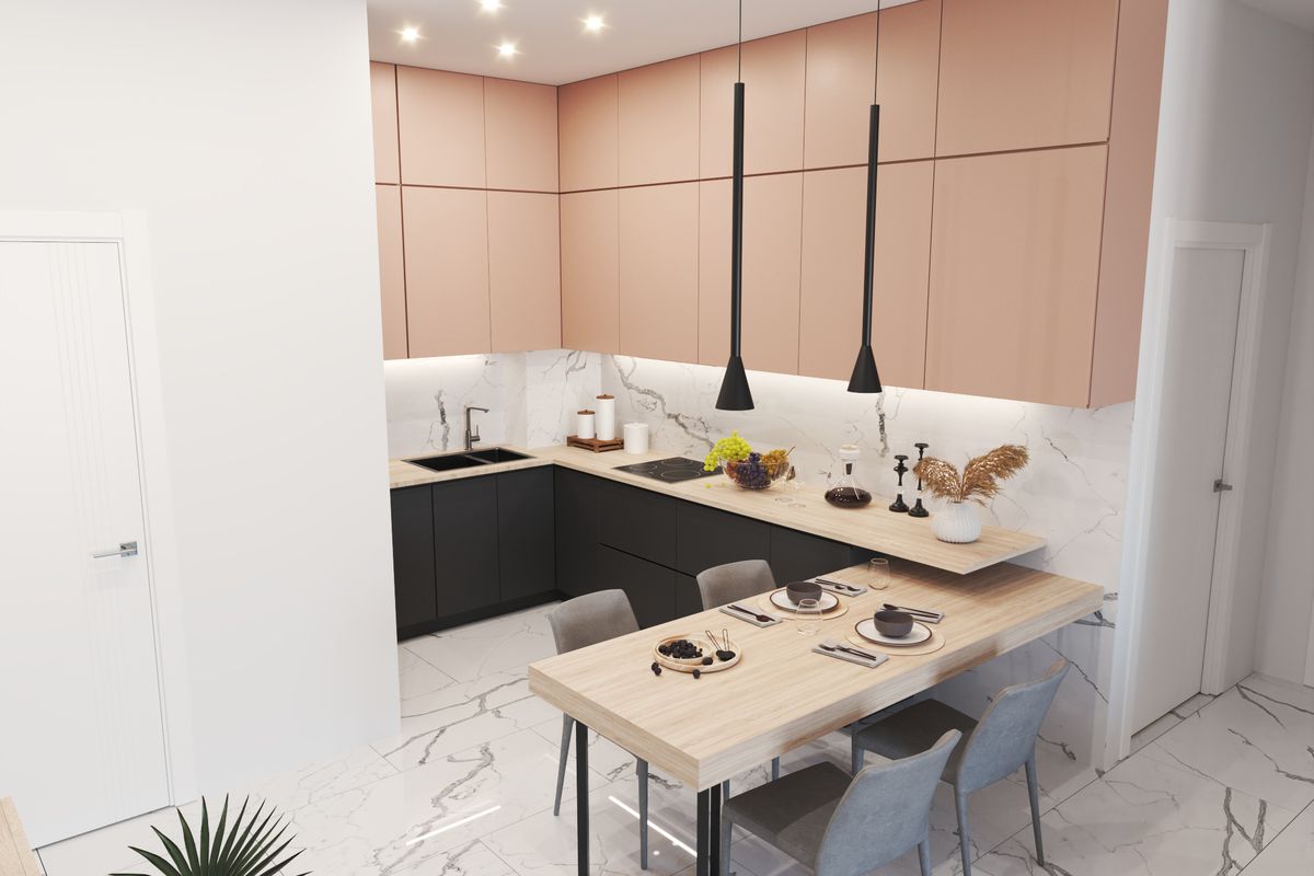 Apartment #58 Emerald Residence, interior 3D visualization, Bar, Montenegro (9 of 25)