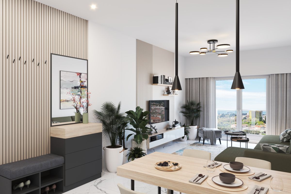 Apartment #59 Emerald Residence, 3D visualization