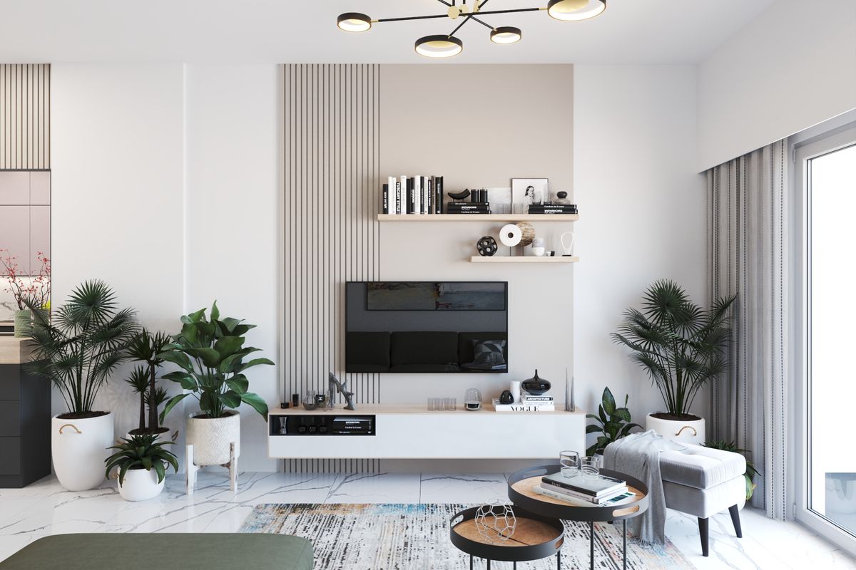 Apartment #59 Emerald Residence, interior 3D visualization, Bar, Montenegro (3 of 25)