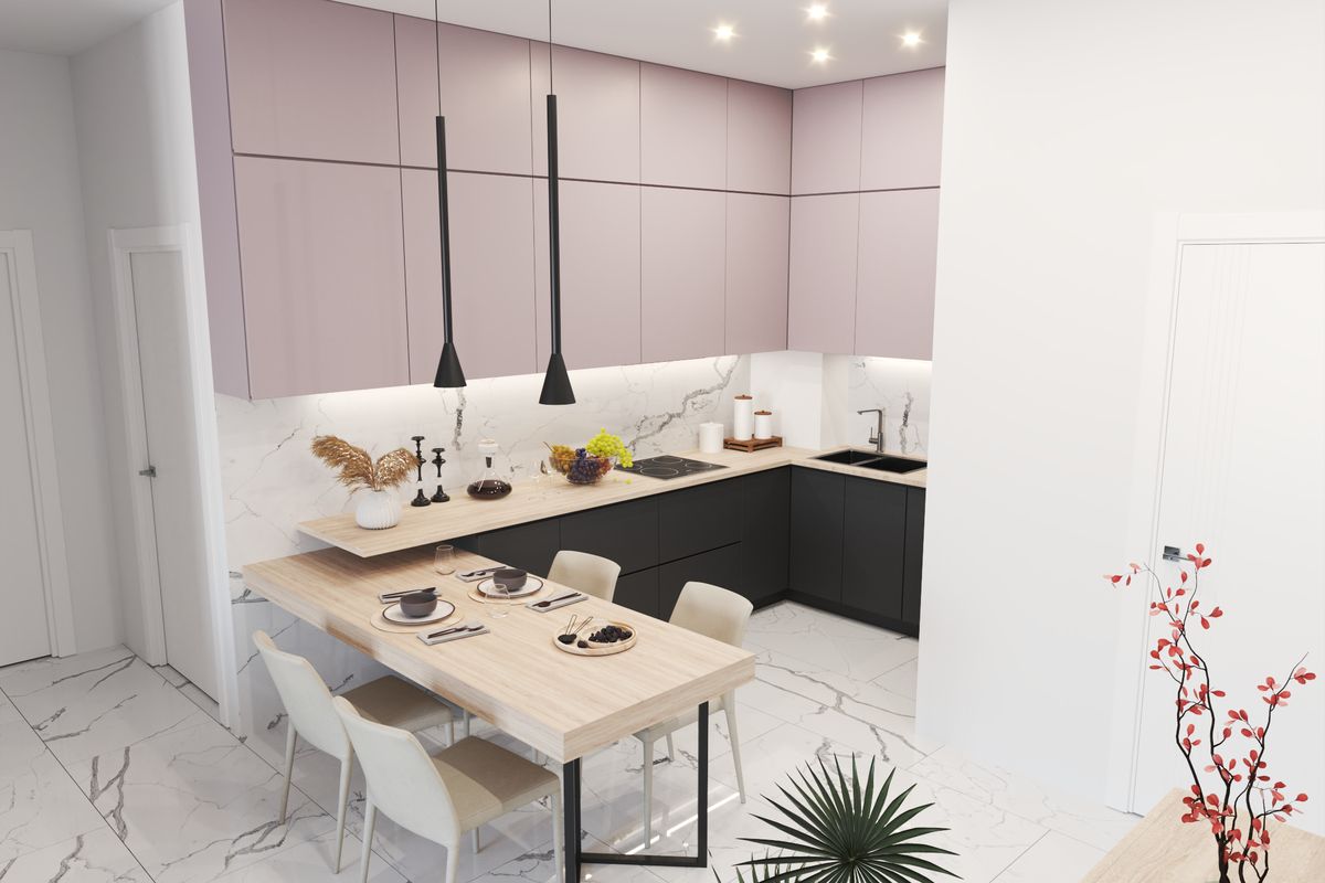 Apartment #59 Emerald Residence, interior 3D visualization, Bar, Montenegro (9 of 25)
