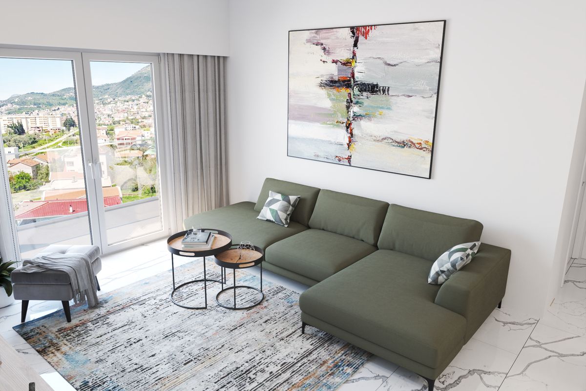 Apartment #59 Emerald Residence, interior 3D visualization, Bar, Montenegro (11 of 25)
