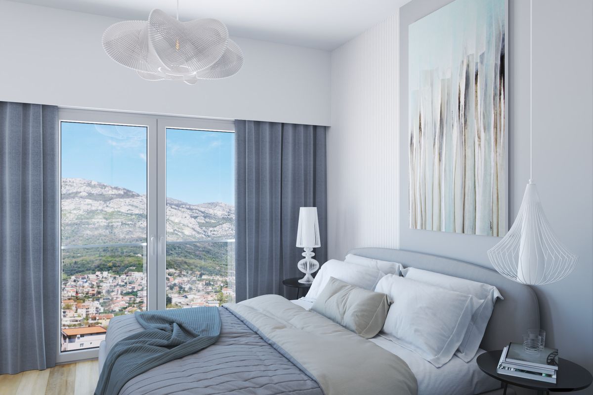 Apartment #61 Emerald Residence, interior 3D visualization, Bar, Montenegro (3 of 21)