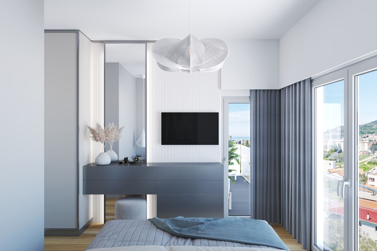 Apartment #61 Emerald Residence, interior 3D visualization, Bar, Montenegro (4 of 21)
