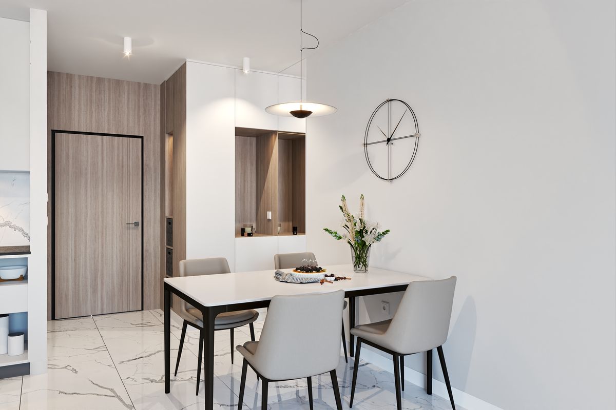 Apartment #68 Emerald Residence, interior 3D visualization, Bar, Montenegro (6 of 23)