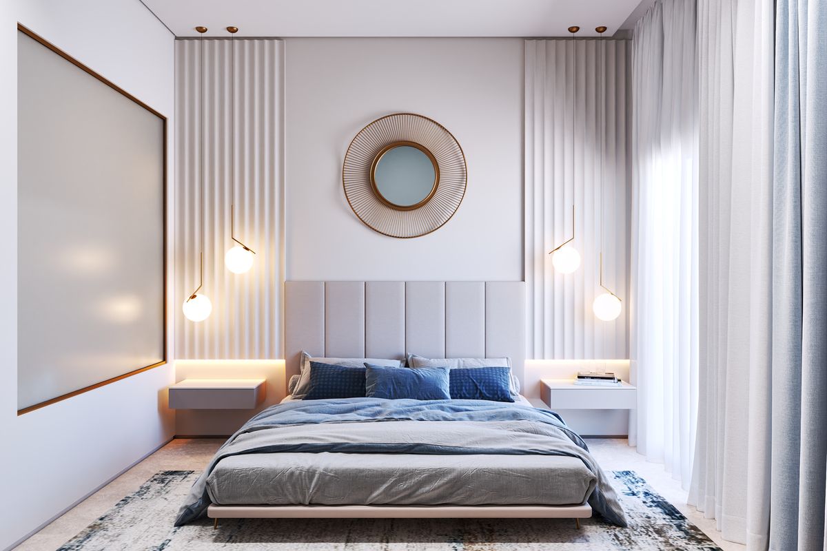 Apartment Belveder D-42, interior 3D visualization, Bečići, Montenegro (11 of 27)