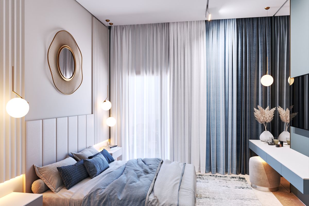 Apartment Belveder D-42, interior 3D visualization, Bečići, Montenegro (15 of 27)