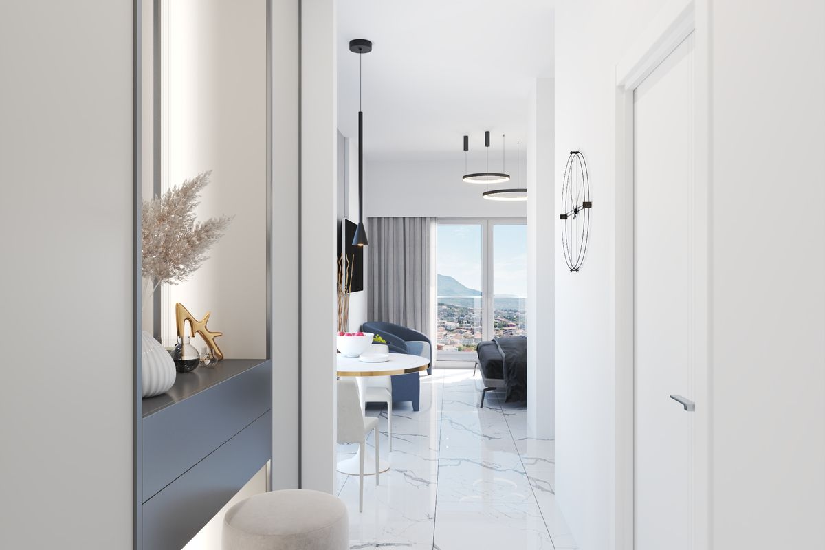 Apartment #25 Emerald Residence, interior 3D visualization, Bar, Montenegro (9 of 11)