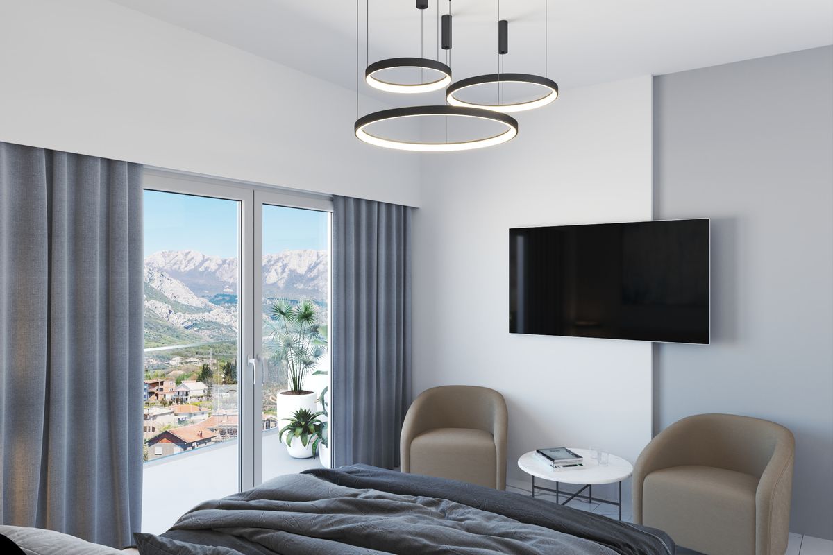 Apartment #32 Emerald Residence, interior 3D visualization, Bar, Montenegro (3 of 10)