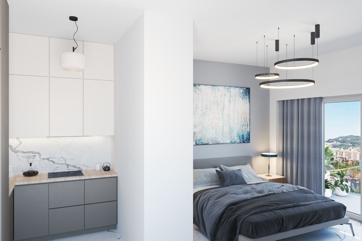 Apartment #32 Emerald Residence, interior 3D visualization, Bar, Montenegro (7 of 10)