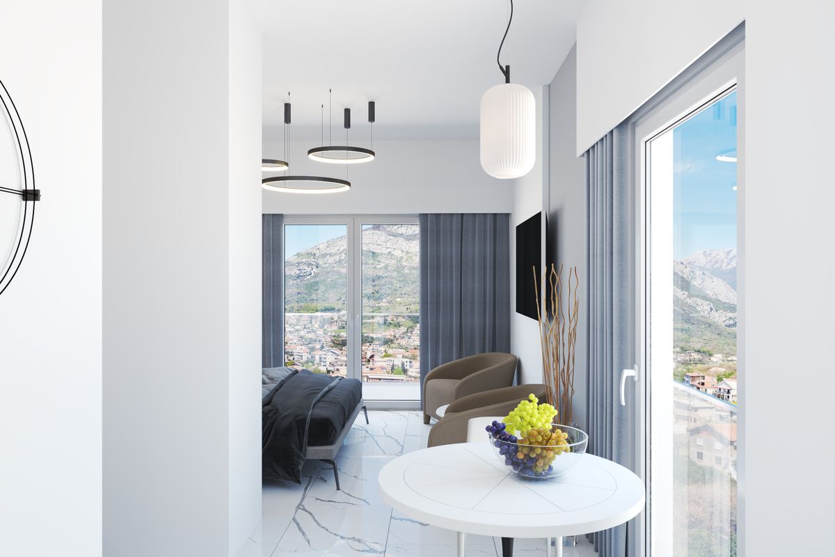Apartment #32 Emerald Residence, interior 3D visualization, Bar, Montenegro (9 of 10)