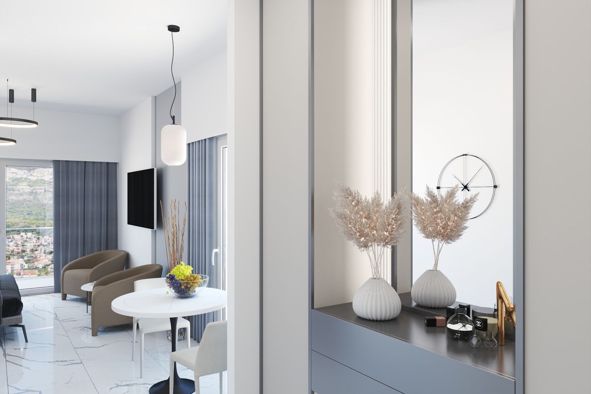 Apartment #32 Emerald Residence, interior 3D visualization, Bar, Montenegro (10 of 10)