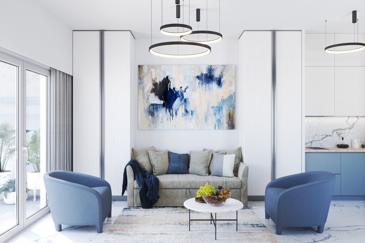 Apartment #33 Emerald Residence, 3D visualization