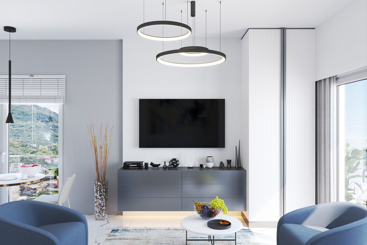 Apartment #33 Emerald Residence, interior 3D visualization, Bar, Montenegro (4 of 8)