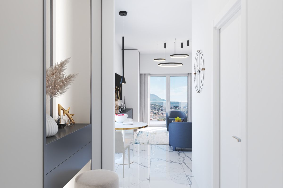 Apartment #33 Emerald Residence, interior 3D visualization, Bar, Montenegro (7 of 8)