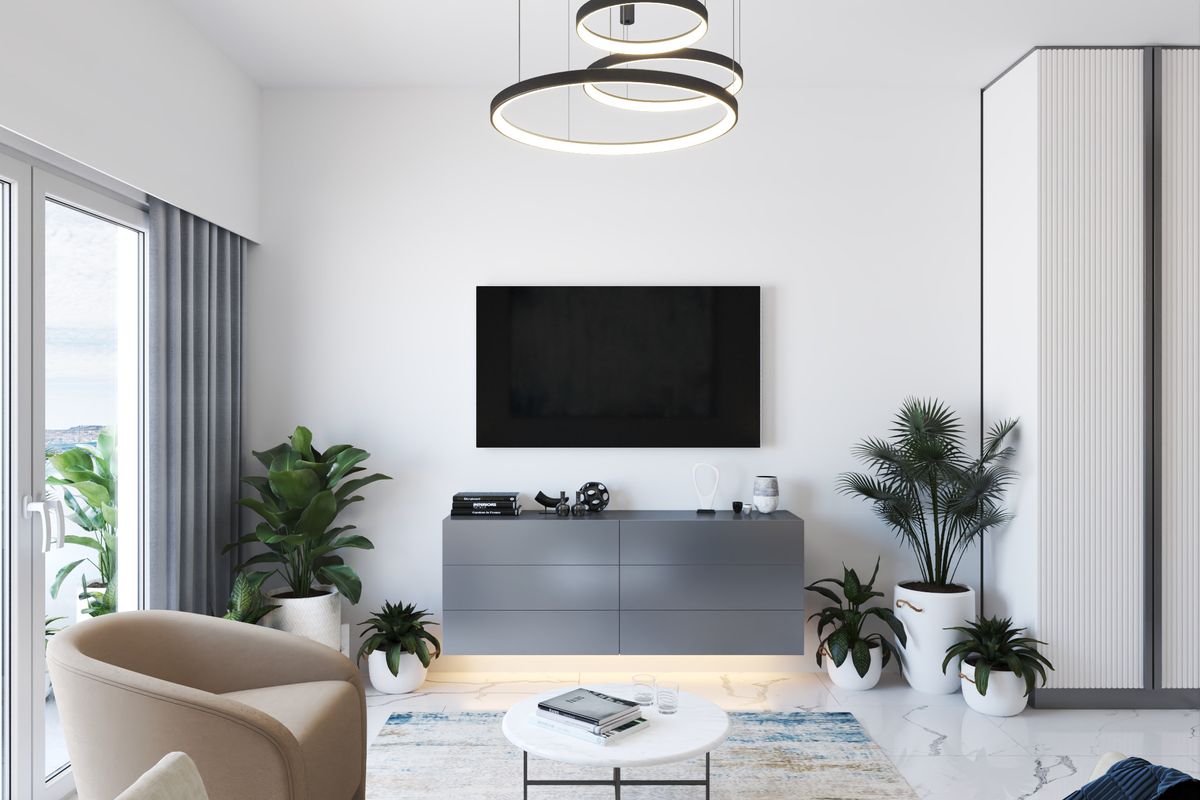 Apartment #34 Emerald Residence, interior 3D visualization, Bar, Montenegro (4 of 8)
