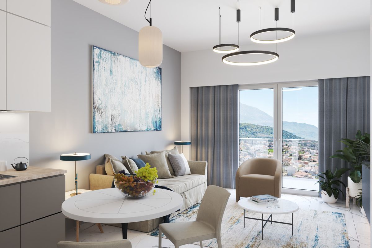 Apartment #34 Emerald Residence, interior 3D visualization, Bar, Montenegro (7 of 8)