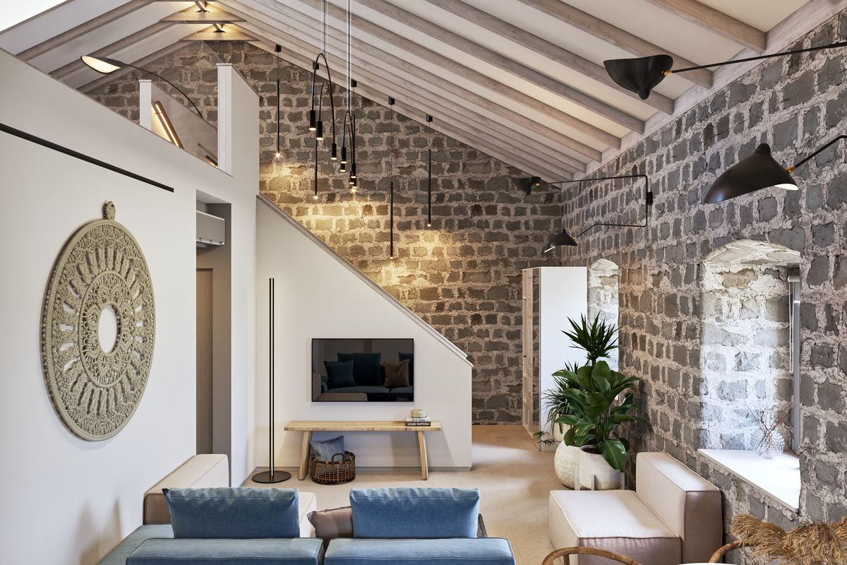 Boutique Hotel, interior 3D visualization, Prčanj, Montenegro (2 of 34)