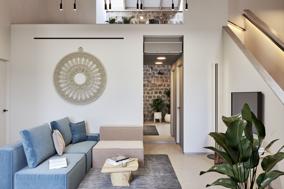 Boutique Hotel, interior 3D visualization, Prčanj, Montenegro (4 of 34)