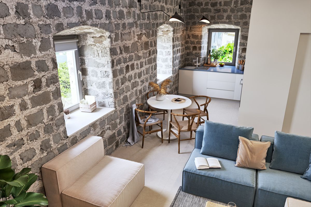 Boutique Hotel, interior 3D visualization, Prčanj, Montenegro (5 of 34)