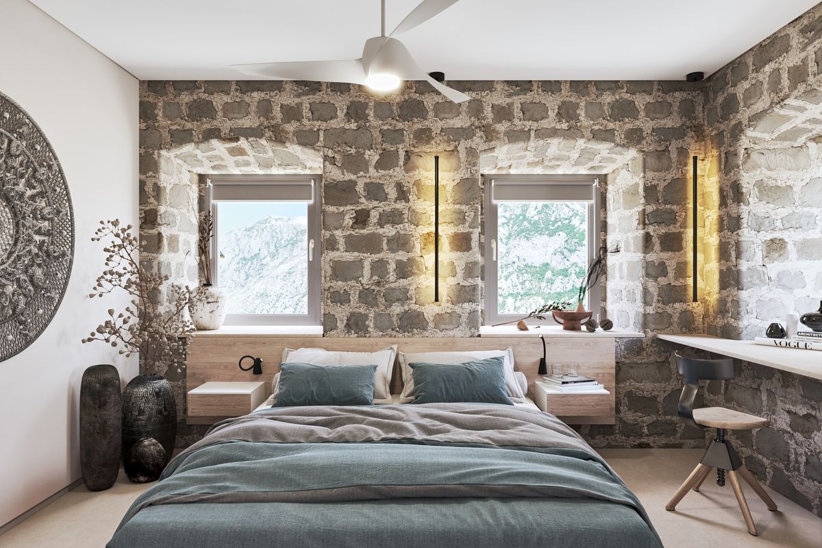 Boutique Hotel, interior 3D visualization, Prčanj, Montenegro (9 of 34)