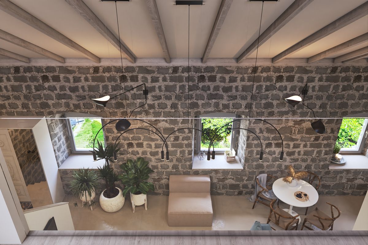 Boutique Hotel, interior 3D visualization, Prčanj, Montenegro (14 of 34)