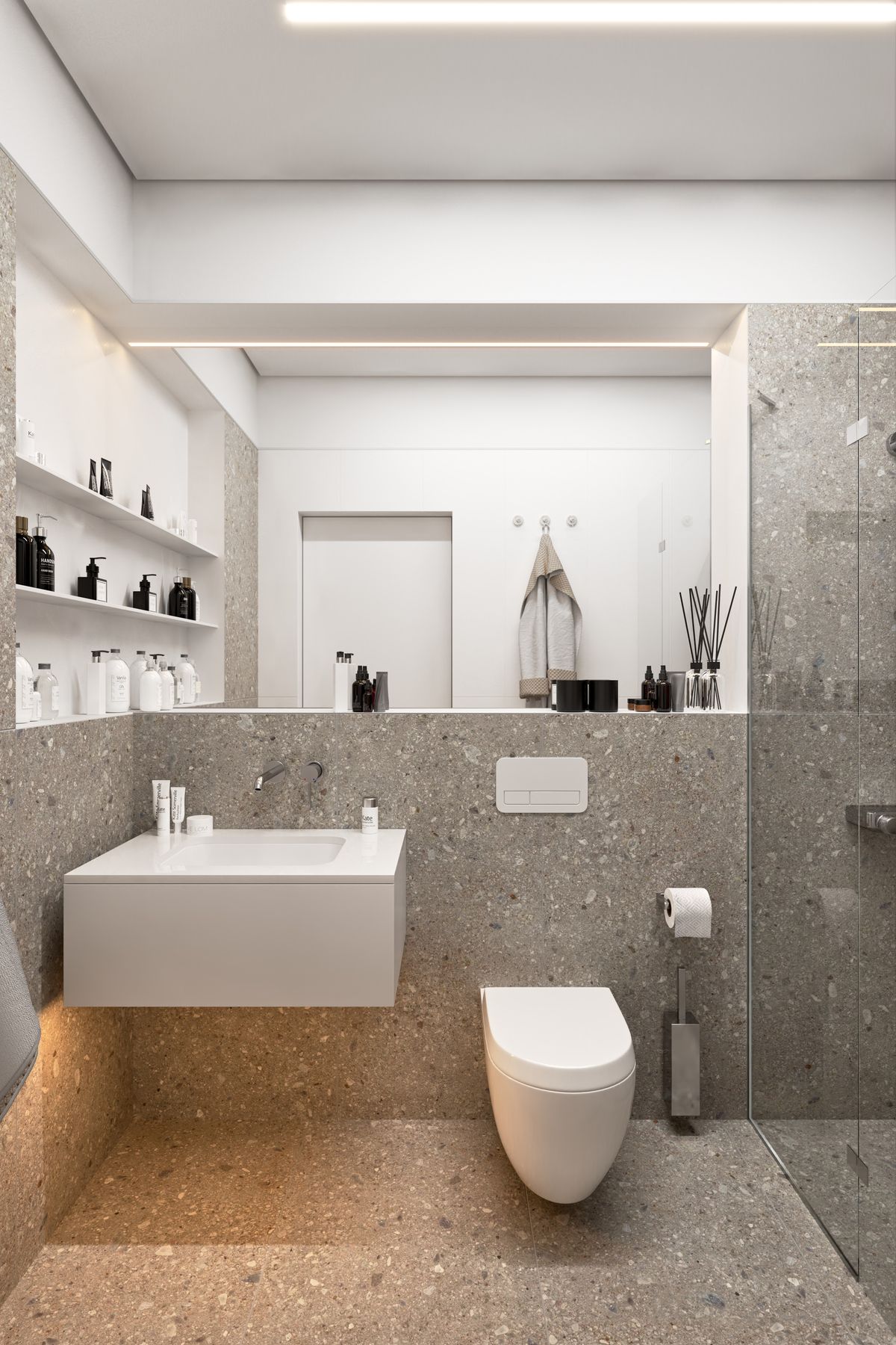 Private apartments, interior 3D visualization, Zupci, Montenegro (22 of 24)
