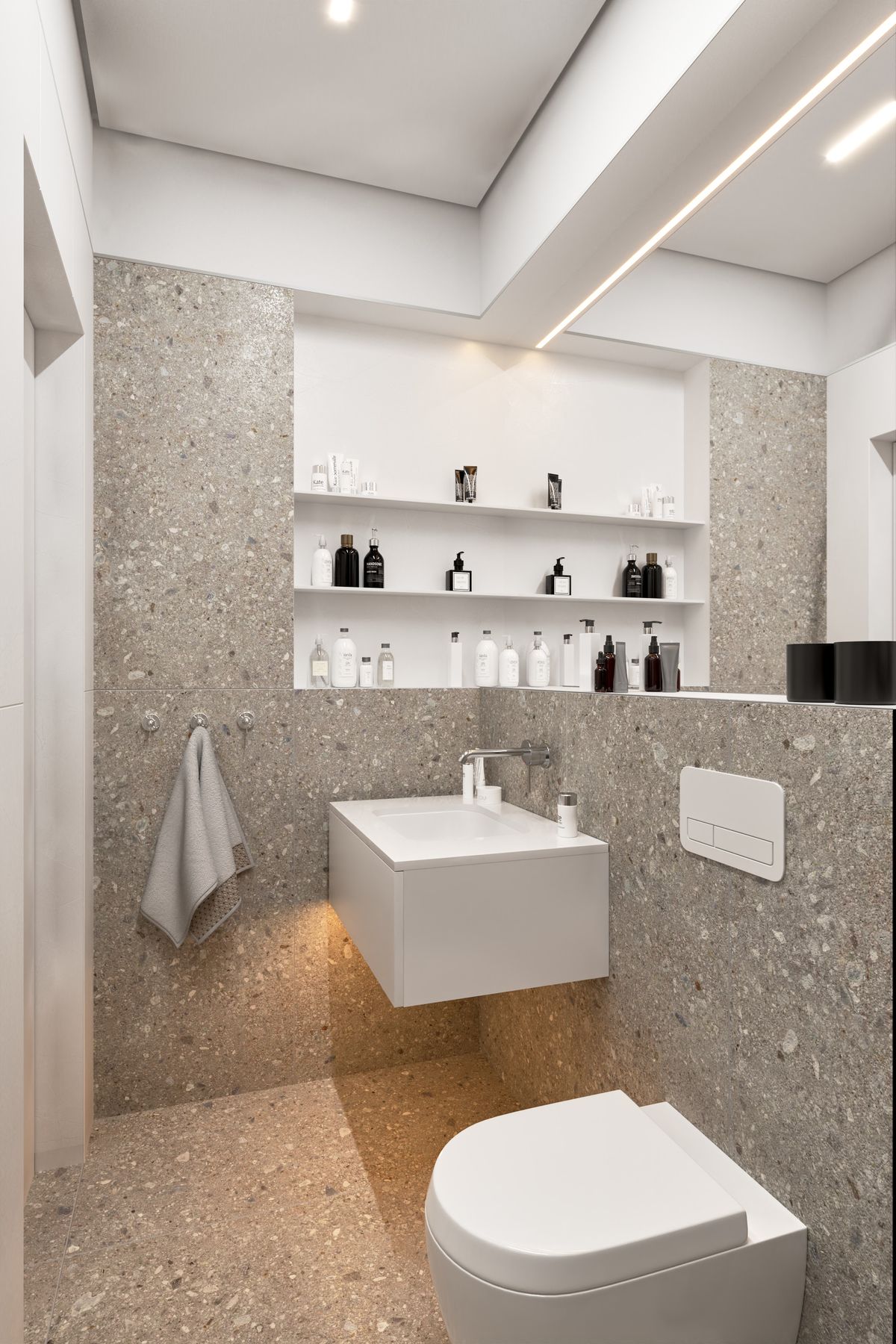 Private apartments, interior 3D visualization, Zupci, Montenegro (24 of 24)